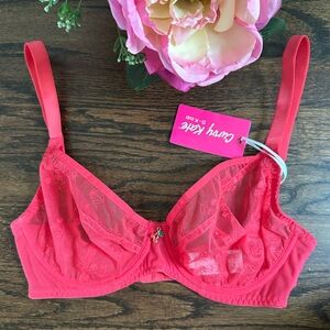 NWT Curvy Kate Cherry Pop Plunge Bra, 30DDD US